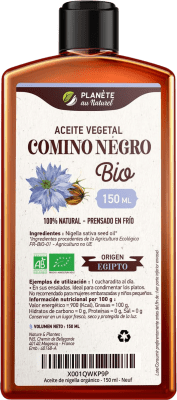 17,95 € Envío gratis | Aceite de Cocina Planète au Naturel Comino Nero Natural Orgánico Egipto Botellín 15 cl