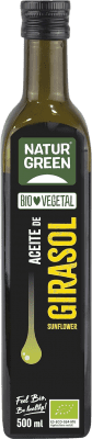 9,95 € Envío gratis | Aceite Vegetal Natur Green España Bio — Biológico Botella Medium 50 cl Girasol