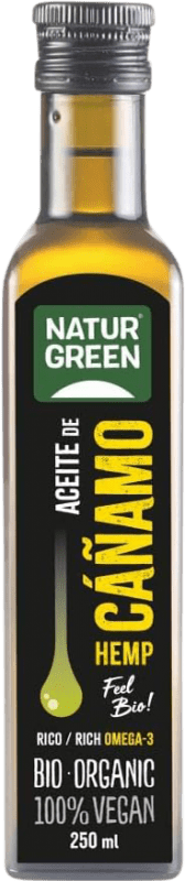 9,95 € 免费送货 | 植物油 Natur Green 西班牙 Bio — 生态 有机 天然 小瓶装 25 cl Cáñamo — 大麻