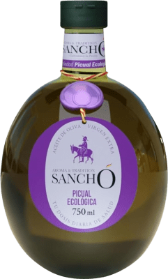 14,95 € Free Shipping | Olive Oil Aroma & Tradition EVOO Extra Virgin Spain Picual Eco — Organic 75 cl