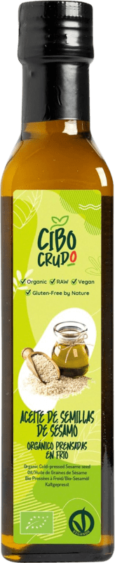 27,95 € Free Shipping | Cooking Oil Cibo Crudo Sésamo Virgen Bio Italy Small Bottle 25 cl