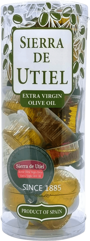17,95 € Envoi gratuit | Boîte de 25 unités Huile d'Olive De las Heras Sierra de Utiel HOVE Vierge Extra Communauté valencienne Espagne Monodose 1 cl