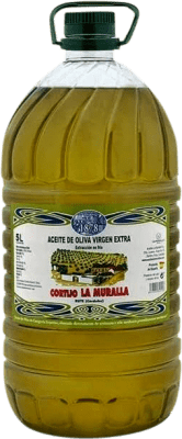 99,95 € Envio grátis | Azeite de Oliva La Muralla. Virgen Extra Tradicional Espanha Hojiblanca Garrafão 5 L