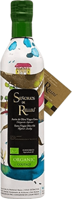 36,95 € Envío gratis | Aceite de Oliva Señoríos de Relleu Coupage, AOVE Virgen Extra España Eco — Ecológico Botella Medium 50 cl