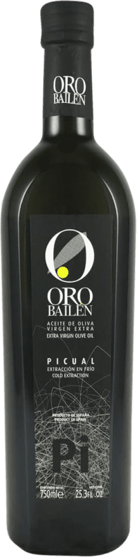 26,95 € Spedizione Gratuita | Olio d'Oliva Oro Bailén EVO Extra Vergine Spagna Picual 75 cl