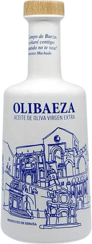 49,95 € Бесплатная доставка | Оливковое масло Olibaeza Patrimonio Azul Premium Испания Picual бутылка Medium 50 cl