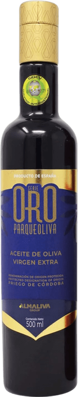 23,95 € Spedizione Gratuita | Olio d'Oliva Almazaras de la Subbética Almaliva Parqueoliva Edizione Oro, EVO Extra Vergine Spagna Bottiglia Medium 50 cl