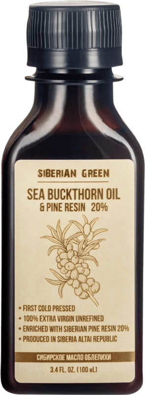 25,95 € Free Shipping | Cooking Oil Siberian Green Espino Amarillo Siberiano Virgin Russian Federation Miniature Bottle 10 cl
