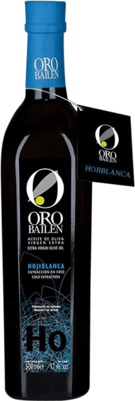 18,95 € Kostenloser Versand | Olivenöl Oro Bailén E-NOL Extra Nativ Familienreserve Spanien Hojiblanca Medium-Flasche 50 cl