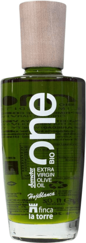 49,95 € 免费送货 | 橄榄油 Finca la Torre One Virgen Extra Ecológico 西班牙 Hojiblanca 有机 瓶子 Medium 50 cl