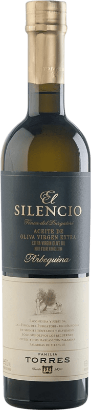 32,95 € Free Shipping | Olive Oil Familia Torres El Silencio EVOO Extra Virgin Catalonia Spain Arbequina Medium Bottle 50 cl