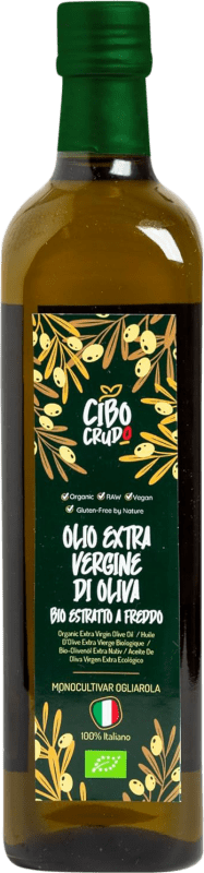 25,95 € 免费送货 | 橄榄油 Cibo Crudo EVOO 特级初榨 普利亚大区 意大利 Eco — 生态 有机 天然 75 cl