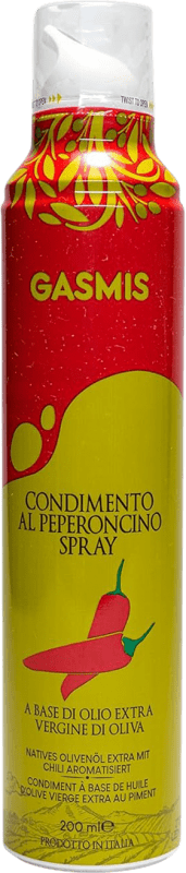 21,95 € Envio grátis | Caixa de 2 unidades Azeite de Oliva Gasmis Spray Pulverizador, AOVE Virgem Extra Itália Garrafinha 20 cl Peperoncino — Malagueta