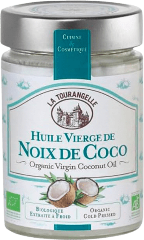 23,95 € 免费送货 | 植物油 La Tourangelle 初榨 法国 Bio — 生态 有机 天然 三分之一升瓶 30 cl Noix de Coco — 椰子