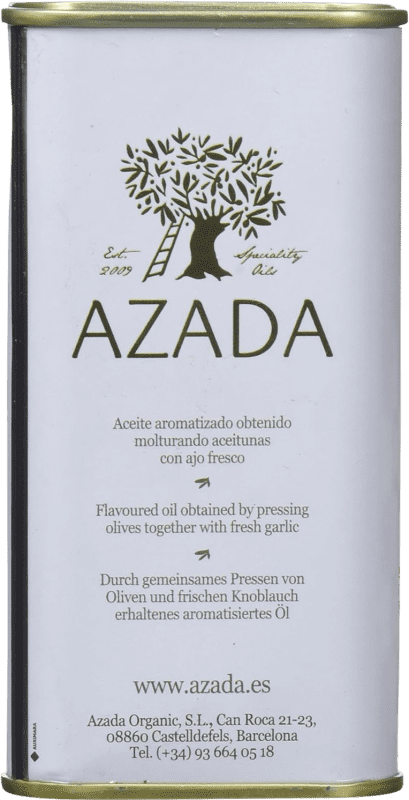 11,95 € 送料無料 | オリーブオイル Azada スペイン 缶 25 cl Ajo — ニンニク