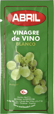 25,95 € Envoi gratuit | Boîte de 150 unités Vinaigre Abril Blanco Espagne Doses Uniques 1 cl