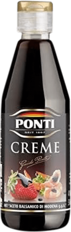 57,95 € Free Shipping | 3 units box Vinegar ‎Ponti Creme Aceto Balsamico D.O.C. Modena Italy Small Bottle 20 cl