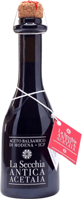 126,95 € Envio grátis | Caixa de 6 unidades Vinagre La Secchia Aged in 6 Barrels Balsamico D.O.C. Modena Itália Garrafa Pequena 25 cl