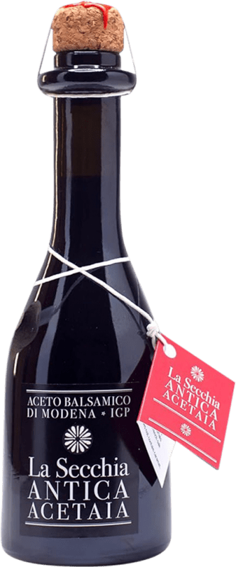 128,95 € Free Shipping | 6 units box Vinegar La Secchia 6 Barrels Balsamic Barrel Aged D.O.C. Modena Italy Small Bottle 25 cl