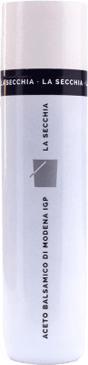 22,95 € Бесплатная доставка | Уксус La Secchia White Balsamico D.O.C. Modena Италия Маленькая бутылка 25 cl