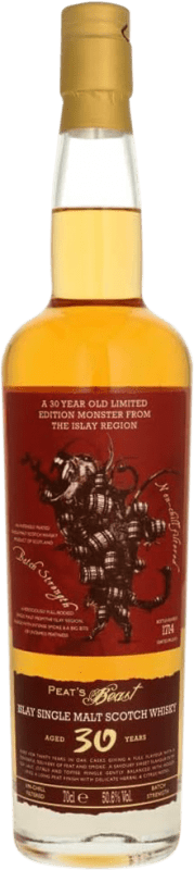 634,95 € Spedizione Gratuita | Whisky Single Malt Peat's Beast Limited Edition Islay Regno Unito 30 Anni Bottiglia 70 cl