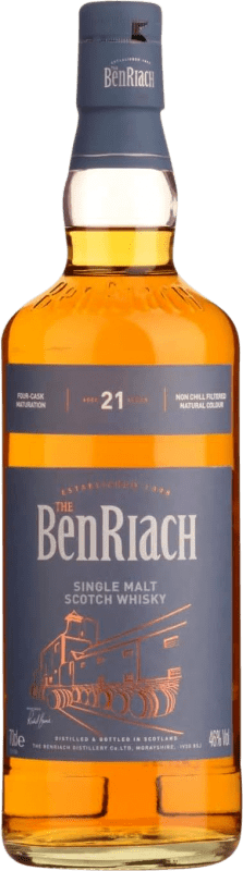 214,95 € 免费送货 | 威士忌混合 The Benriach Four-Cask Maturation 英国 21 岁 瓶子 70 cl