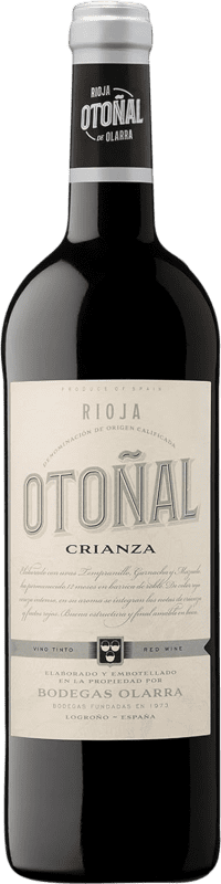 6,95 € Free Shipping | Red Wine Olarra Otoñal Crianza — Aged D.O.Ca. Rioja The Rioja Spain Tempranillo Bottle 75 cl