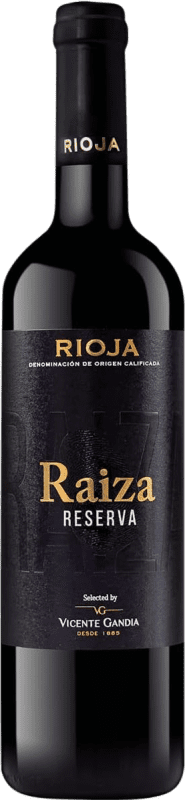 13,95 € 送料無料 | 赤ワイン Raiza 予約 D.O.Ca. Rioja ラ・リオハ スペイン Tempranillo ボトル 75 cl