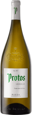 19,95 € 免费送货 | 白酒 Protos Blanco D.O. Rueda 卡斯蒂利亚莱昂 西班牙 Verdejo 瓶子 Magnum 1,5 L