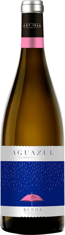 5,95 € Envio grátis | Vinho branco Cuatro Rayas Aguazul Blanco D.O. Rueda Castela e Leão Espanha Verdejo Garrafa 75 cl