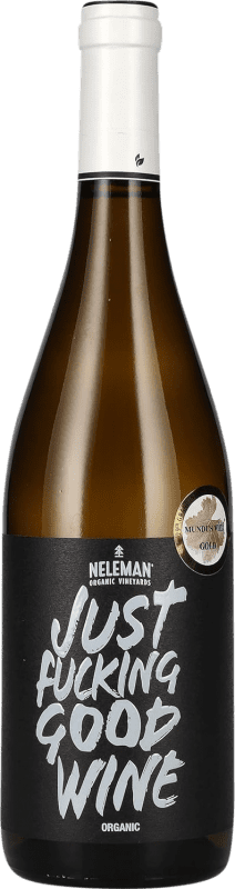 21,95 € Spedizione Gratuita | Vino Bianco Neleman Just Fucking Good Wine Comunità Valenciana Spagna Chardonnay Organic — Bio Bottiglia 75 cl