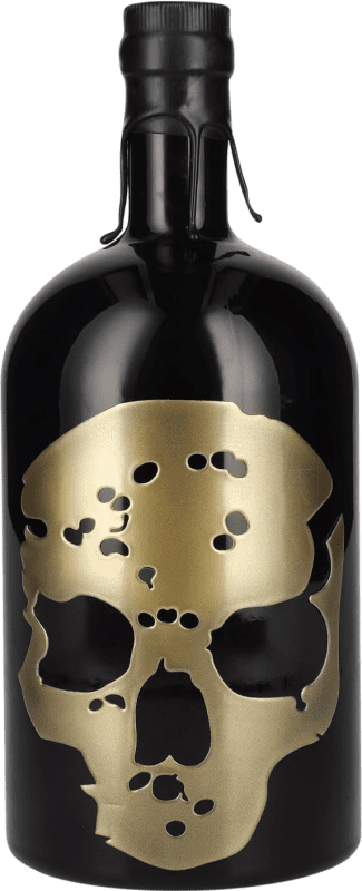 52,95 € Envio grátis | Vodca Ghost Gold Skull Reino Unido Garrafa Especial 1,5 L
