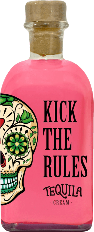 6,95 € Envío gratis | Tequila Lasil Kick The Rules Crema España Botellín 20 cl Sandía, Tequila