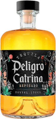 22,95 € Free Shipping | Tequila Andalusí Peligro Catrina Premium Reposado Spain Bottle 70 cl