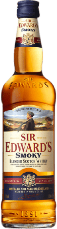 19,95 € Free Shipping | Whisky Blended Bardinet Sir Edward's Smoky Scotland United Kingdom Bottle 1 L