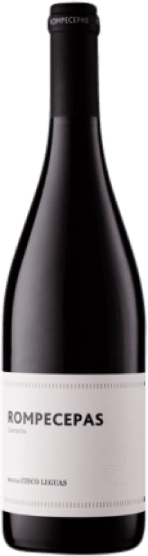 19,95 € Kostenloser Versand | Rotwein Cinco Leguas Rompecepas D.O. Vinos de Madrid Spanien Garnacha — Grenache Flasche 75 cl