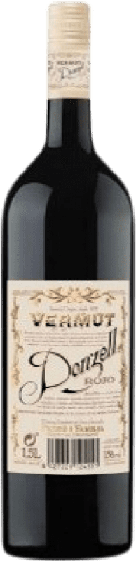 9,95 € Spedizione Gratuita | Vermouth Padró Donzell Rojo Catalogna Spagna Bottiglia Speciale 1,5 L