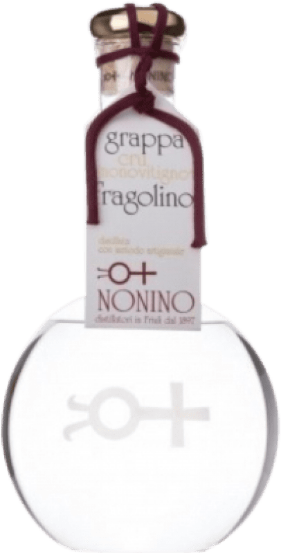 251,95 € Spedizione Gratuita | Grappa Nonino Cru Monovitigno Fragolino Italia Bottiglia 1 L