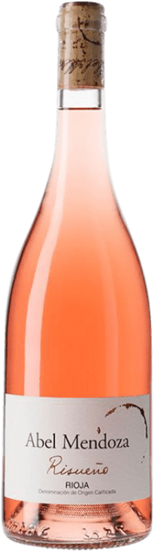 36,95 € Envio grátis | Vinho Rosé Abel Mendoza Risueño D.O.Ca. Rioja La Rioja Espanha Garrafa 75 cl