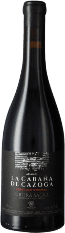 136,95 € Free Shipping | Red wine Damm La Cabaña de Cazoga Cepas Centenarias D.O. Ribeira Sacra Galicia Spain Mencía Bottle 75 cl