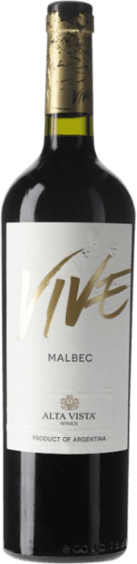 16,95 € Free Shipping | Red Wine Altavista Vive I.G. Mendoza Mendoza Argentina Malbec 75 cl
