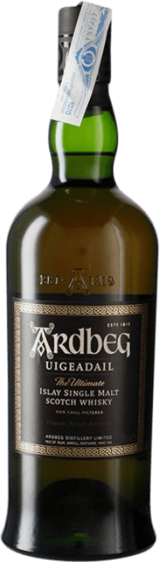 119,95 € Envío gratis | Whisky Single Malt Ardbeg Uigeadail Islay Reino Unido Botella 70 cl
