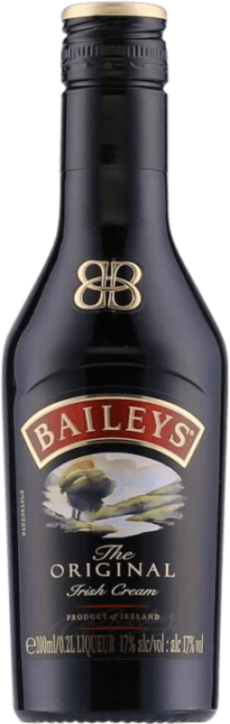 7,95 € Envio grátis | Licor Creme Baileys Irish Cream Irlanda Garrafa Pequena 20 cl