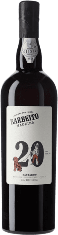 239,95 € Kostenloser Versand | Süßer Wein Barbeito Medium Sweet I.G. Madeira Madeira Portugal Bastardo 20 Jahre Flasche 75 cl
