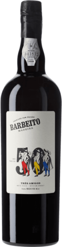 966,95 € 免费送货 | 甜葡萄酒 Barbeito Tres Amigos Medium Sweet — 半甜型 I.G. Madeira 马德拉 葡萄牙 Tinta — 蒂塔 20 岁 75 cl