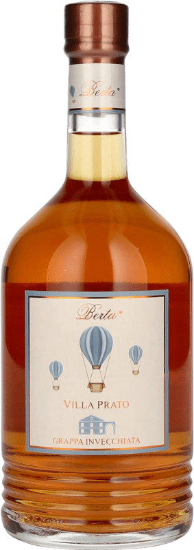 51,95 € Envío gratis | Grappa Berta Villa Prato Barrel Aged — Envejecido en Barrica I.G.T. Grappa Piemontese Piemonte Italia Botella 1 L