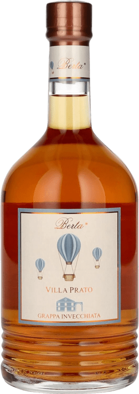 49,95 € Free Shipping | Grappa Berta Villa Prato Invecchiata I.G.T. Grappa Piemontese Piemonte Italy Bottle 1 L