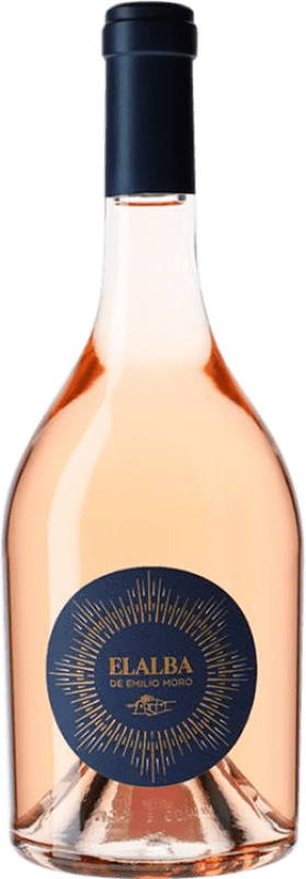 28,95 € Spedizione Gratuita | Vino rosato Emilio Moro Elalba Rosado D.O. Ribera del Duero Castilla-La Mancha Spagna Tempranillo, Albillo Bottiglia 75 cl