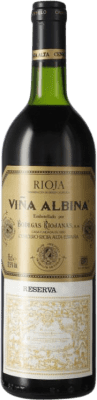 44,95 € Envío gratis | Vino Tinto Bodegas Riojanas Viña Albina Reserva D.O.Ca. Rioja La Rioja España Tempranillo, Graciano, Mazuelo 75 cl