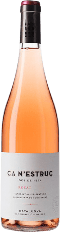 7,95 € Envio grátis | Vinho Rosé Ca N'Estruc Catalunha Espanha Garnacha — Grenache 75 cl